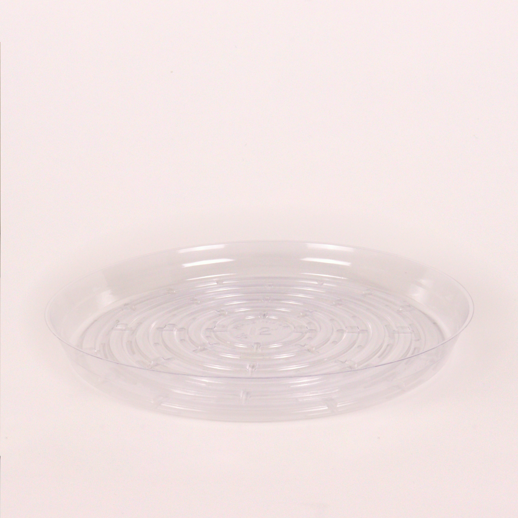 12" Clear Vinyl Plant Saucers