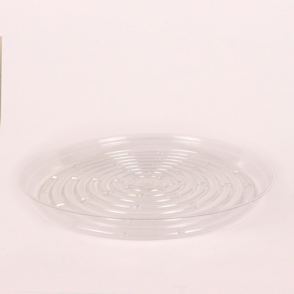14" Clear Vinyl Plant Saucers