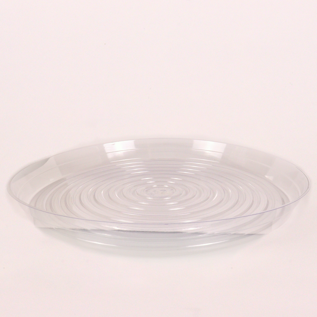 17" Clear Vinyl Plant Saucers