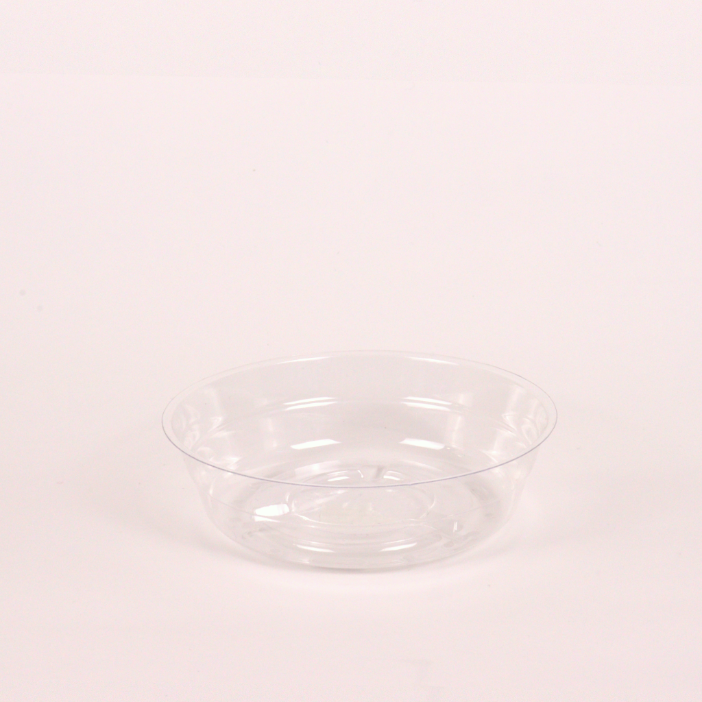 4" Clear Vinyl Plant Saucers