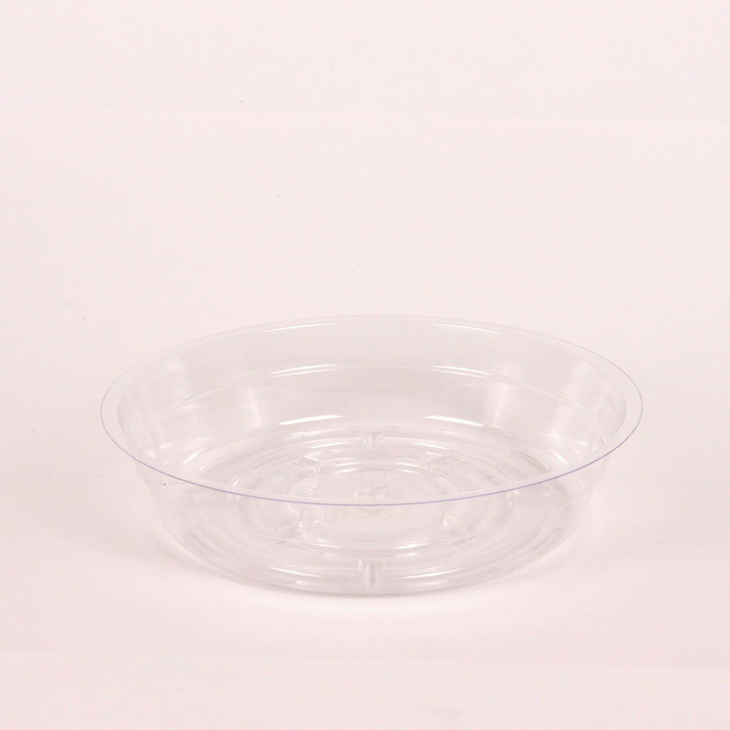 6" Clear Vinyl Plant Saucers