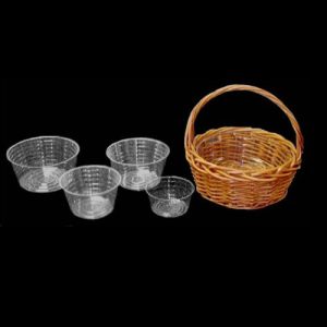 Round Clear Vinyl Basket Liners - Curtis Wagner