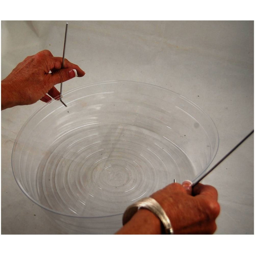 Large Hanging Basket Drip Pan - 12 Inch - Clear Vinyl