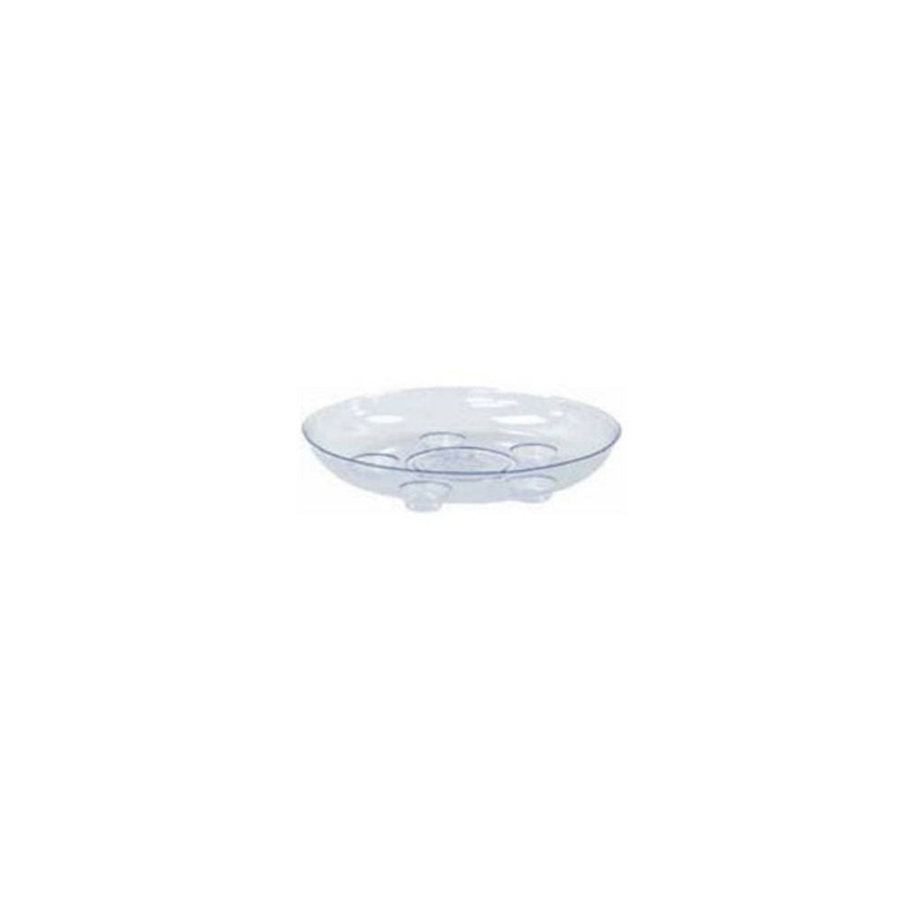 6" Clear Carpet Saver Plant Saucers