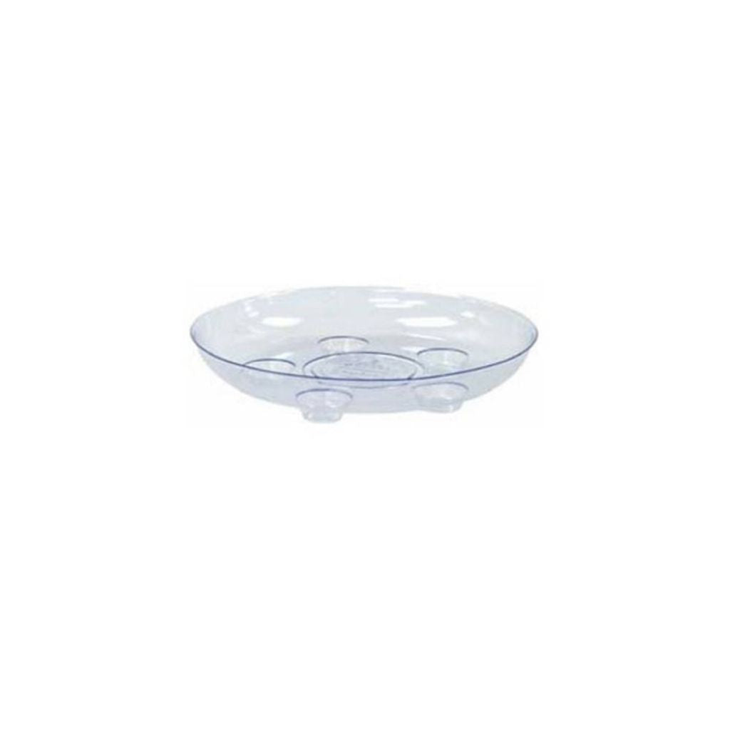 8" Clear Carpet Saver Plant Saucers