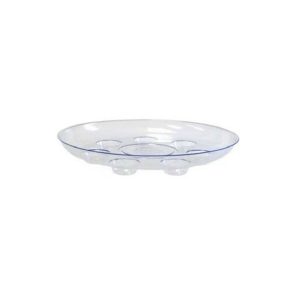 10" Clear Carpet Saver Plant Saucers