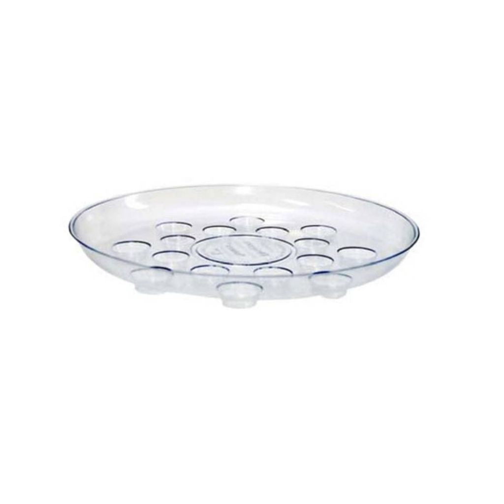 12" Clear Carpet Saver Plant Saucers