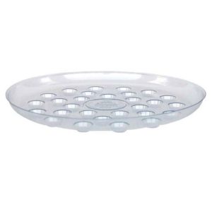 16" Clear Carpet Saver Plant Saucers