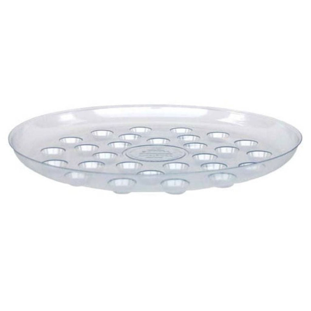 16" Clear Carpet Saver Plant Saucers